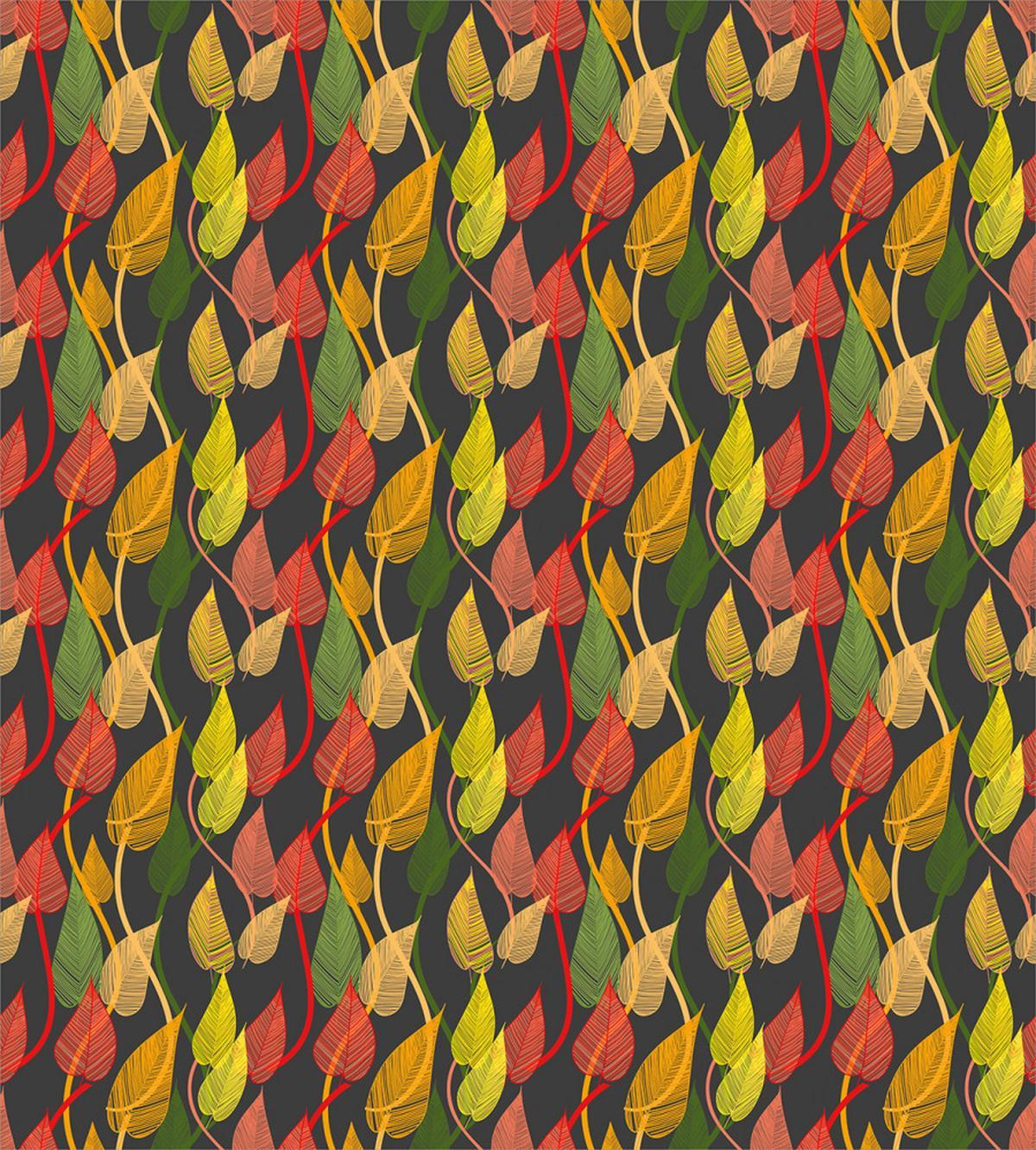 Colorful Nostalgic Leaf — Pattern