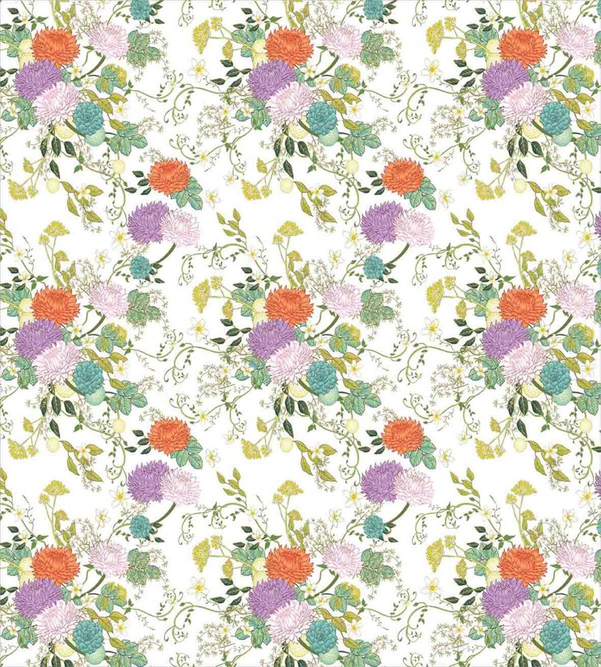 Chrysanthemum Bouquets — Pattern