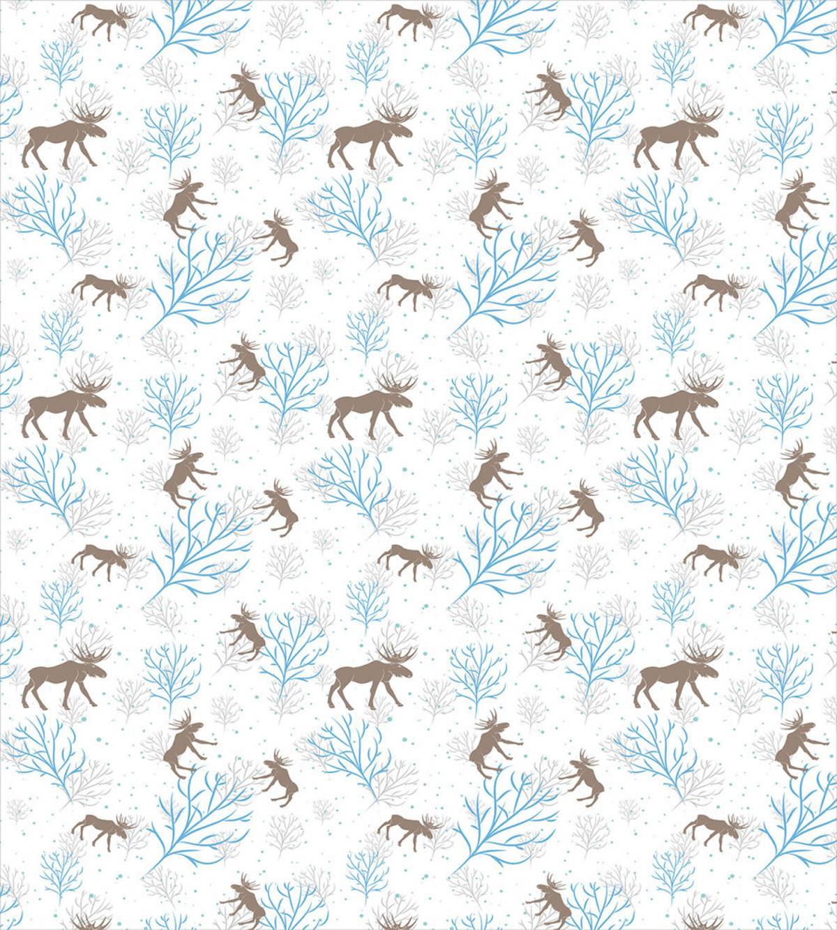 Winter Retro Forest — Pattern