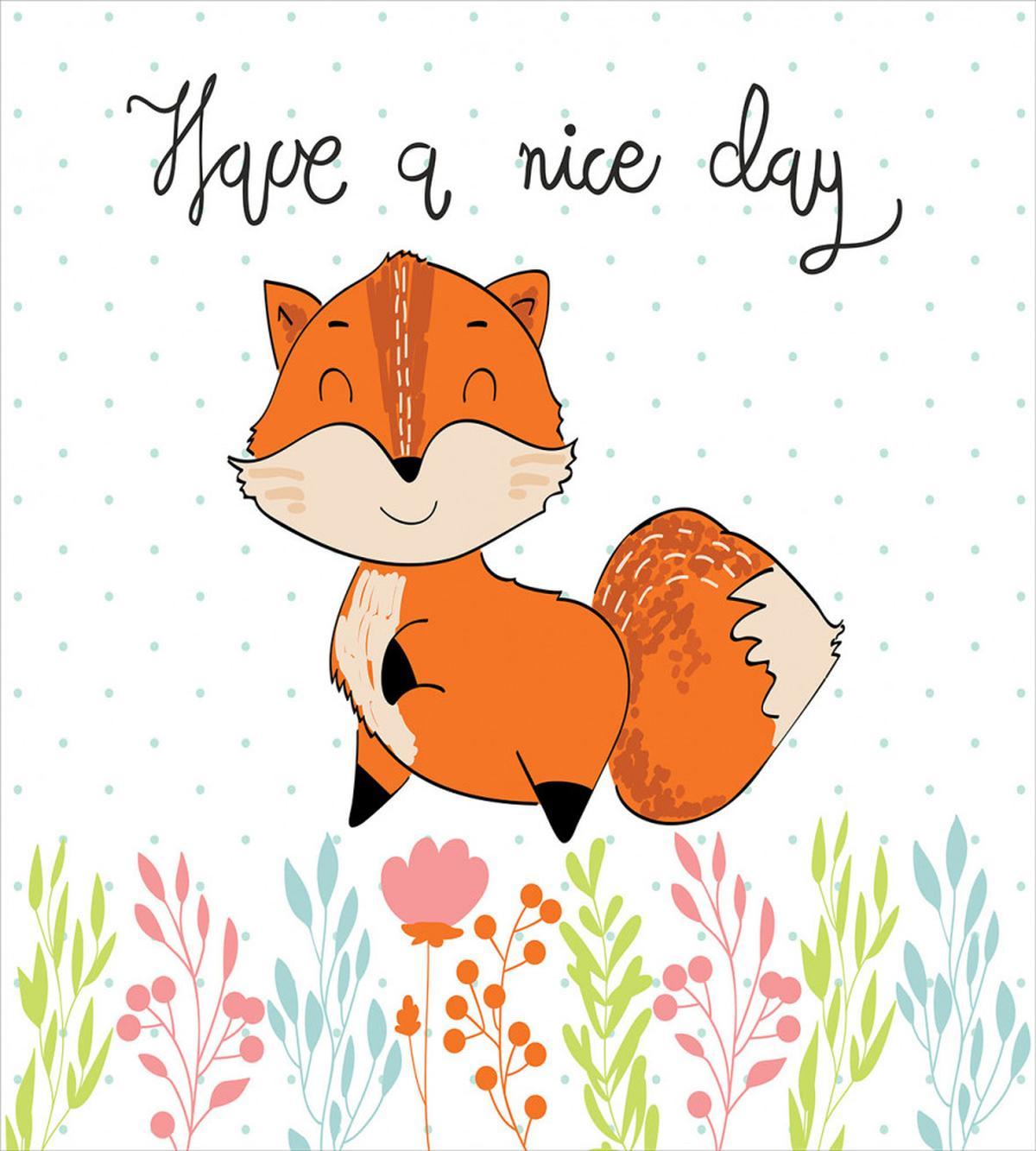 Have a Nice Day Wording Animal — Pattern