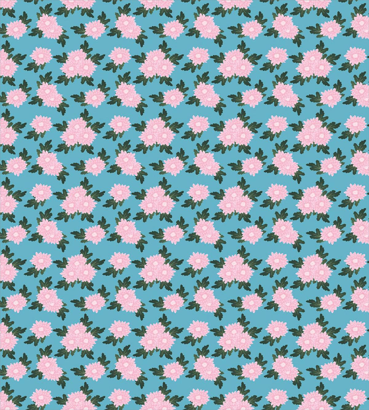 Soft Chrysanthemums — Pattern