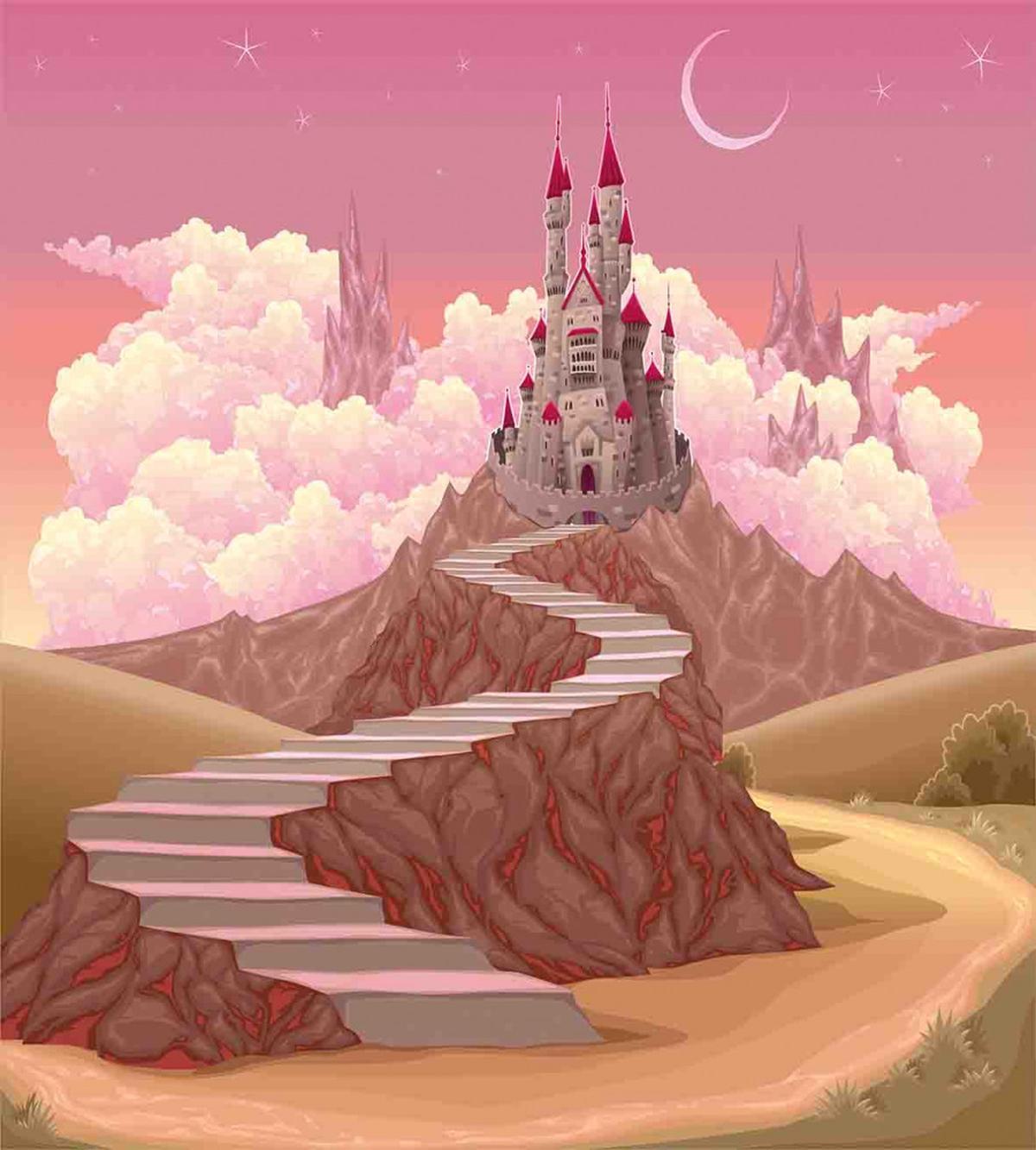Hill Sunset Castle — Pattern