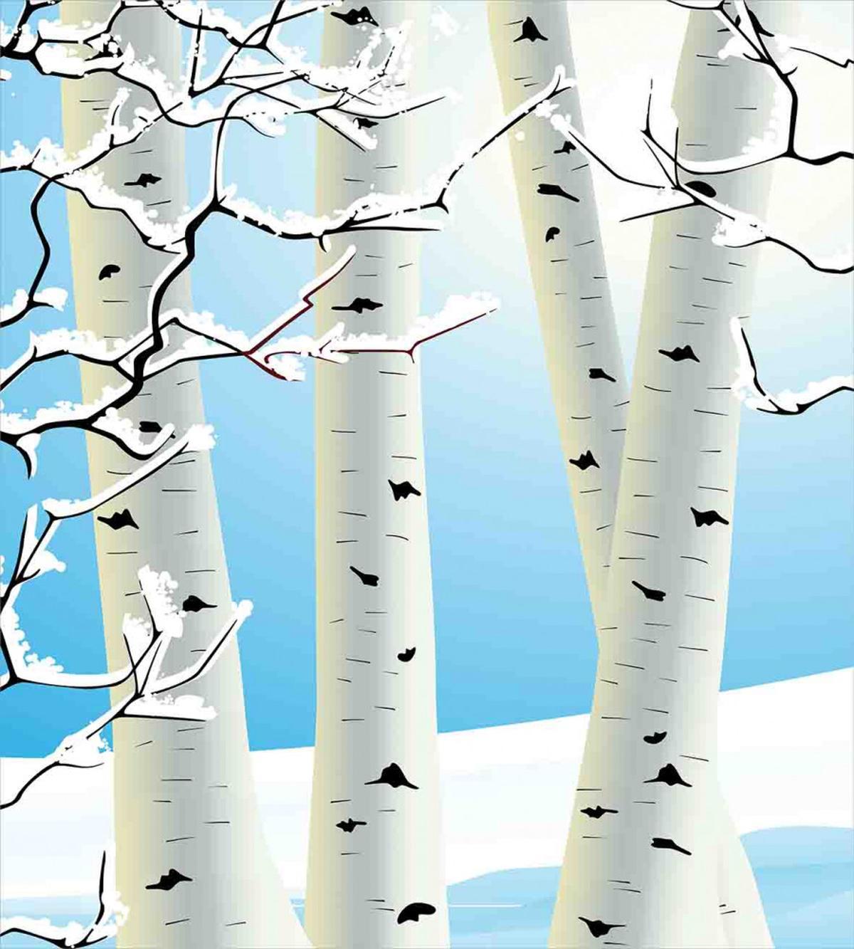 Seasonal Snow Forest — Pattern