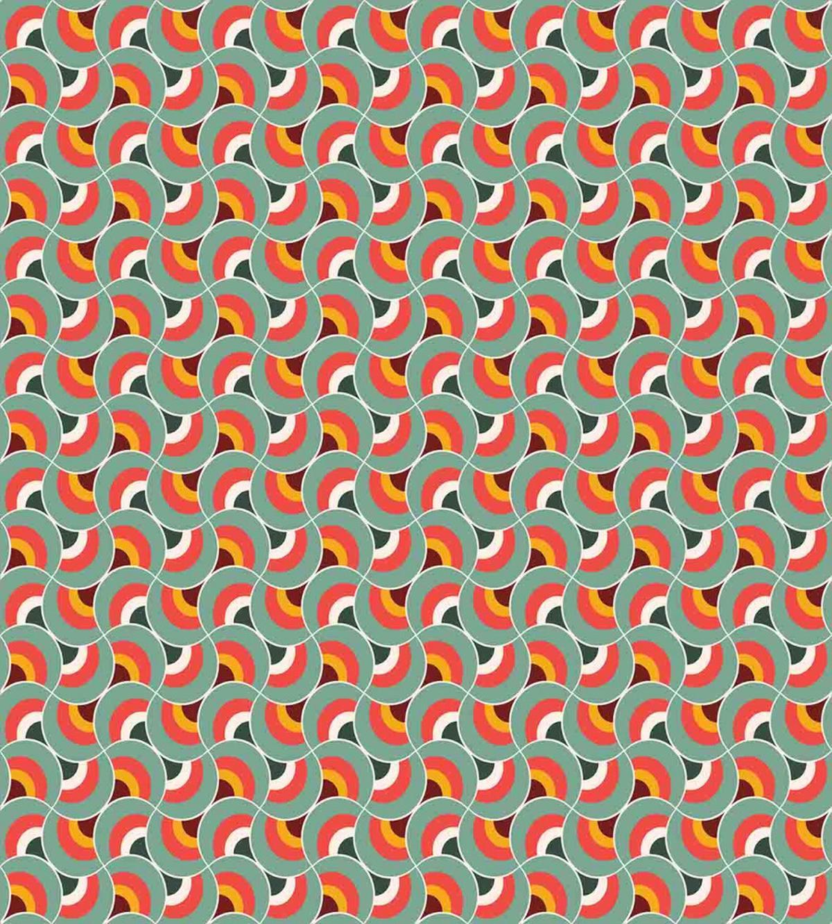 Half Circles Grid — Pattern