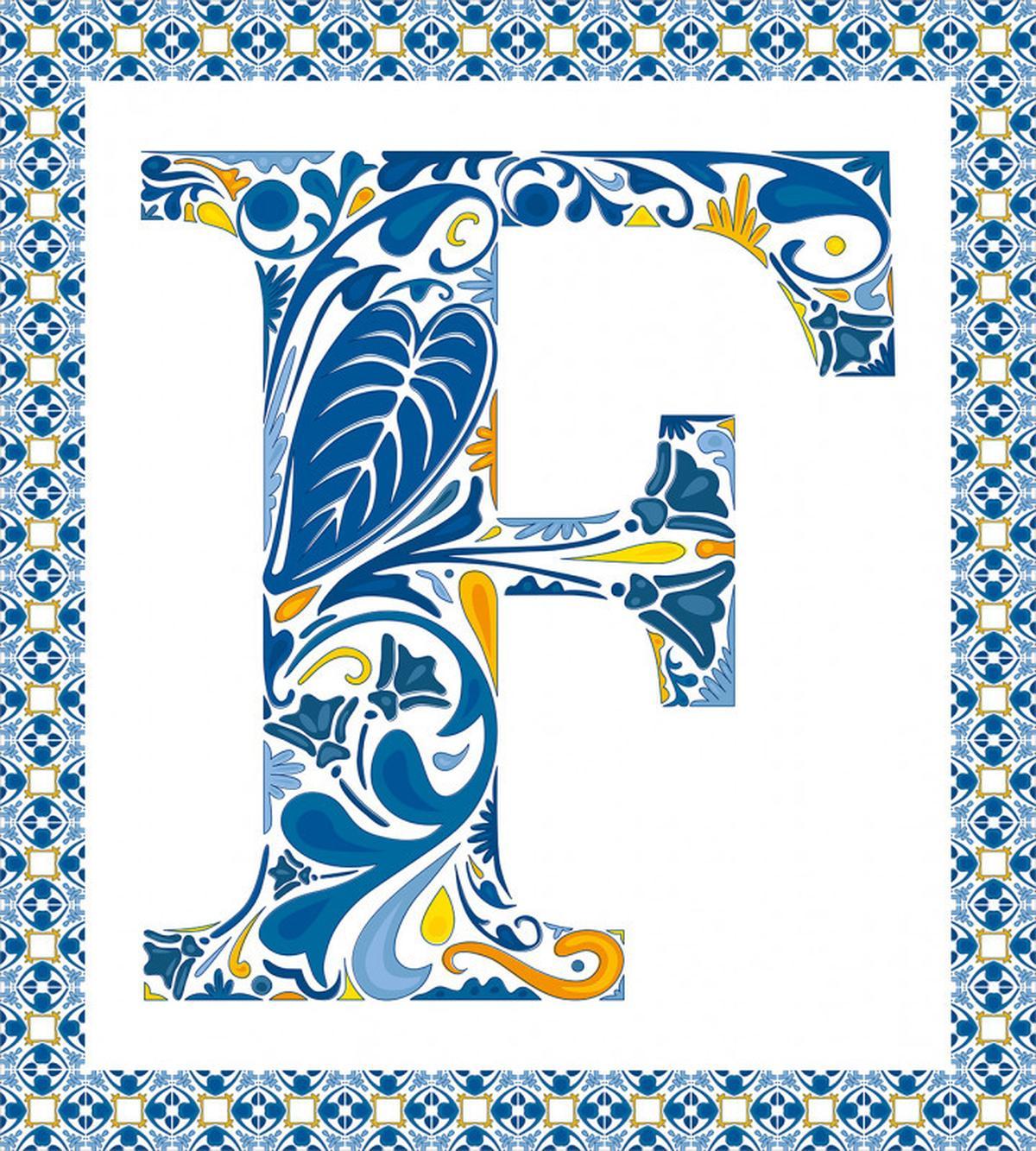Abstract Alphabet Font — Pattern