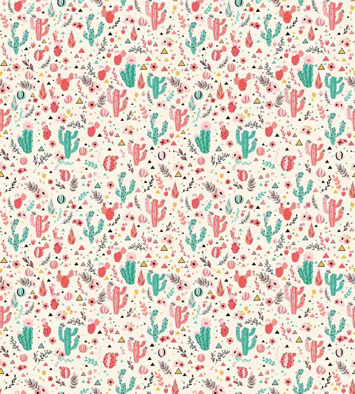 Cactus Plant Blossoms — Pattern