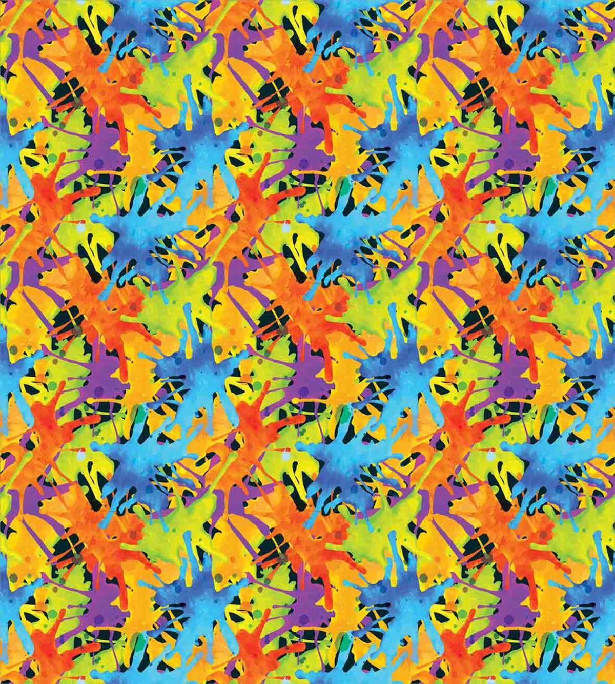 Color Splashes Funky — Pattern