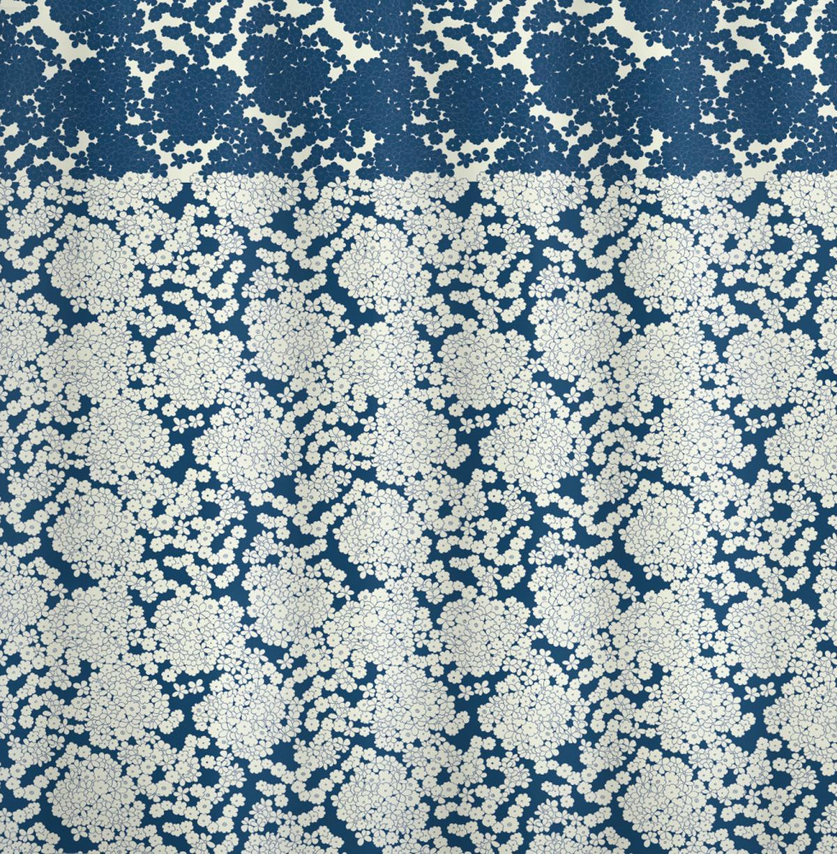 Monochrome Ditsy Petals Art — Pattern