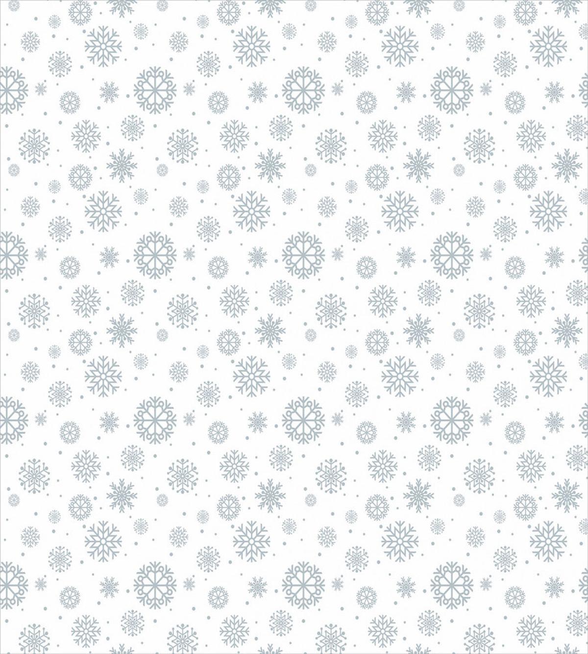 Ornate Snowflake Motifs — Pattern