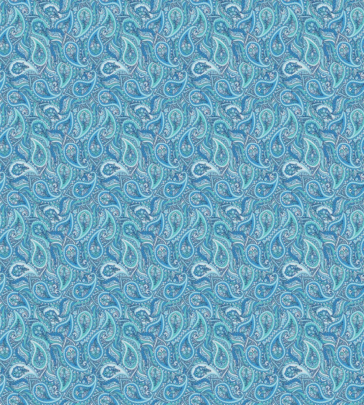 Blue Tones Oriental Floral — Pattern