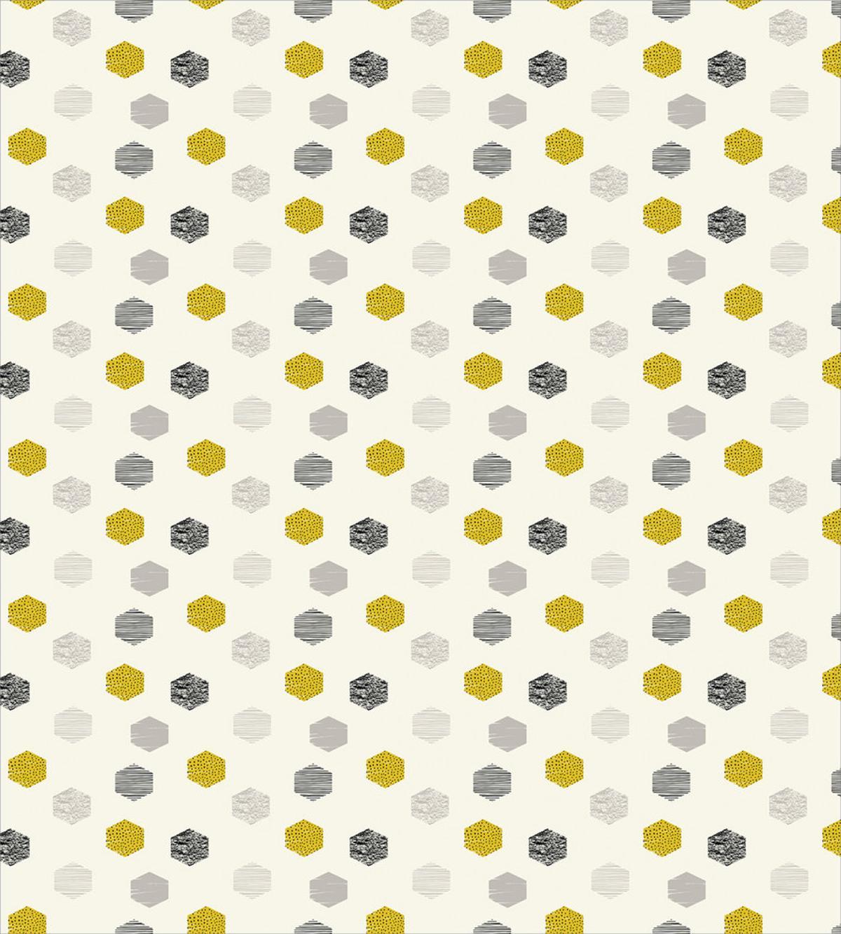 Minimalistic Hexagons Art — Pattern