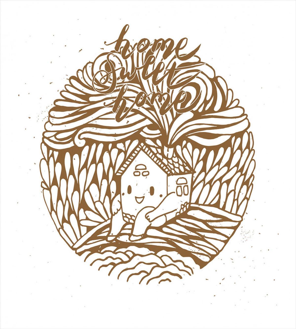 Monochrome House — Pattern