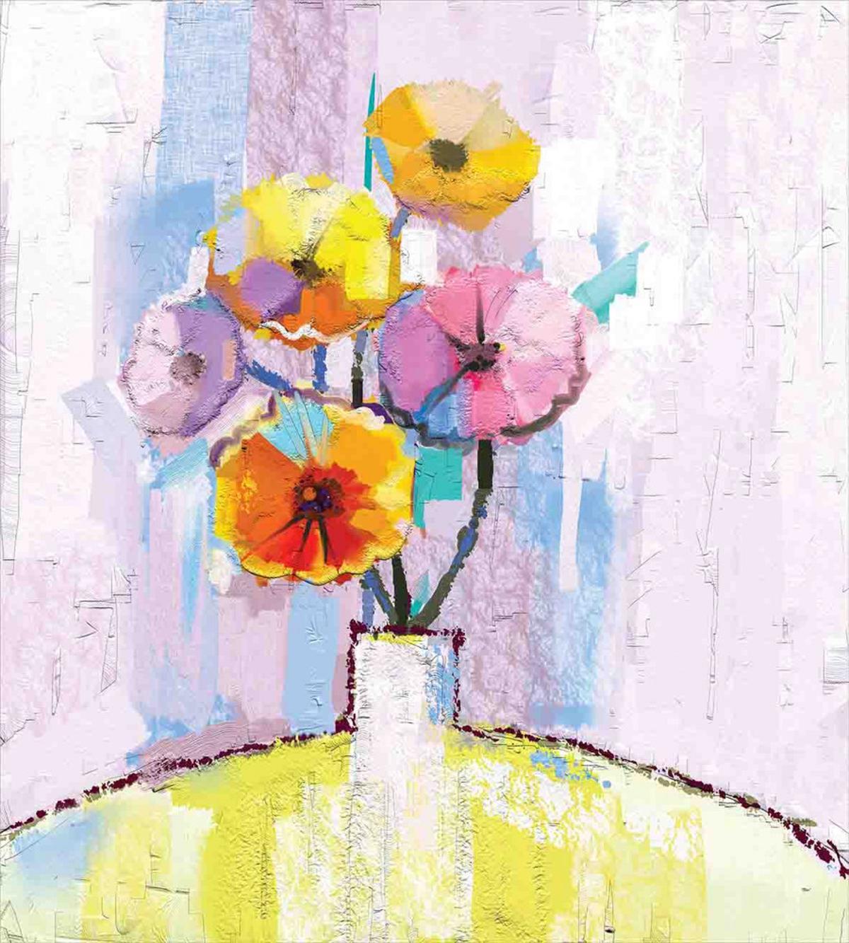 Abstract Oil Paint Art — Pattern