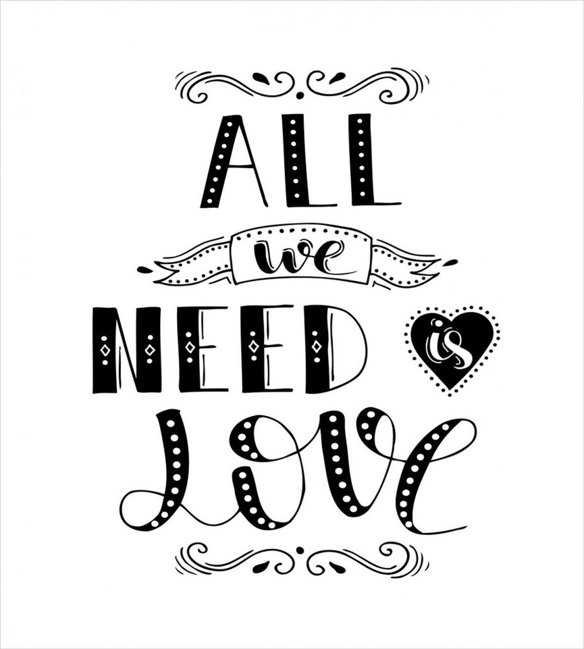 All We Need Is Love Phrase — Pattern