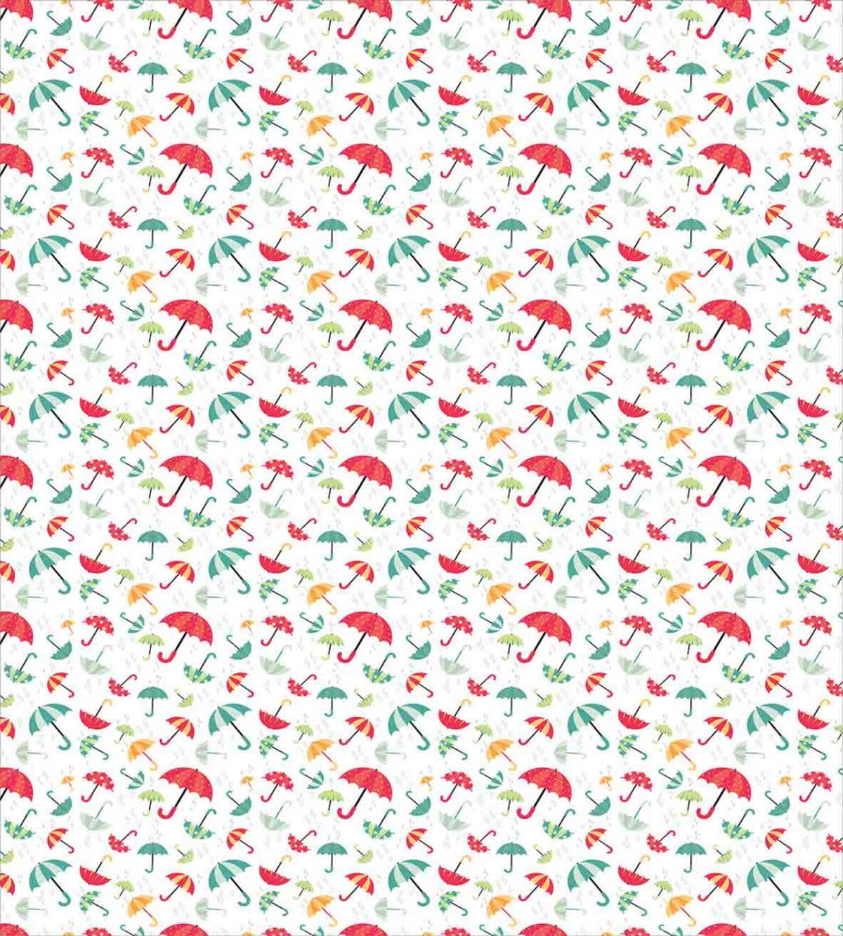 Colorful Umbrellas Dots — Pattern