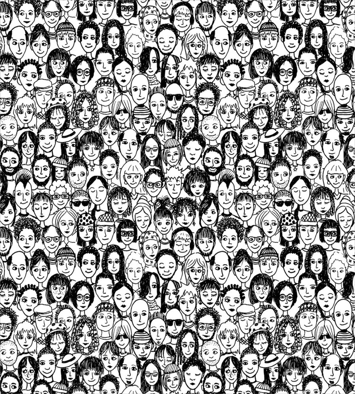 People Portrait — Pattern