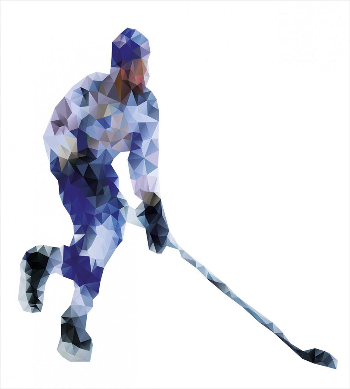 Hockey Player Triangles — Pattern