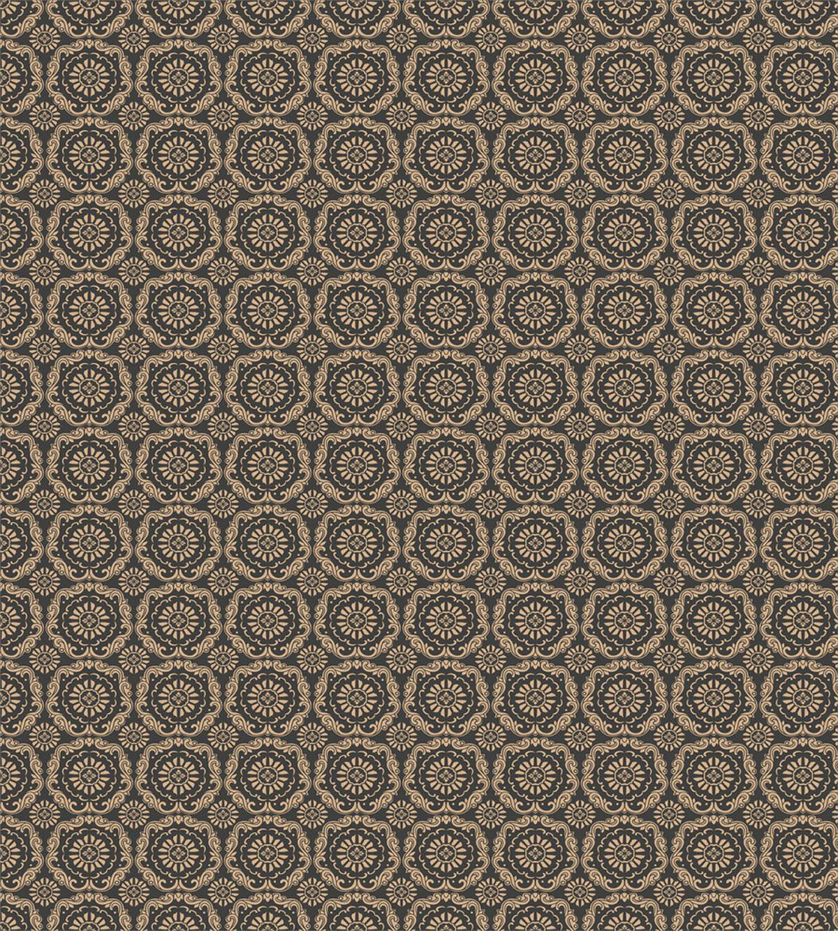Floral Leafy Damask Art — Pattern