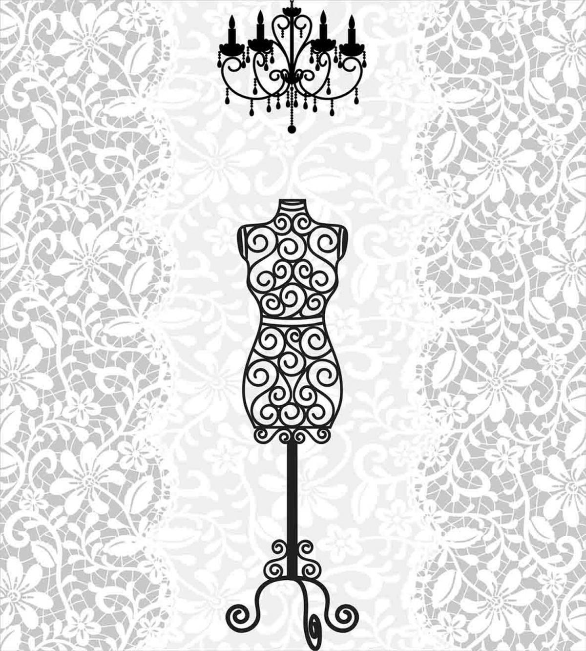 Monochrome Design Swirl — Pattern