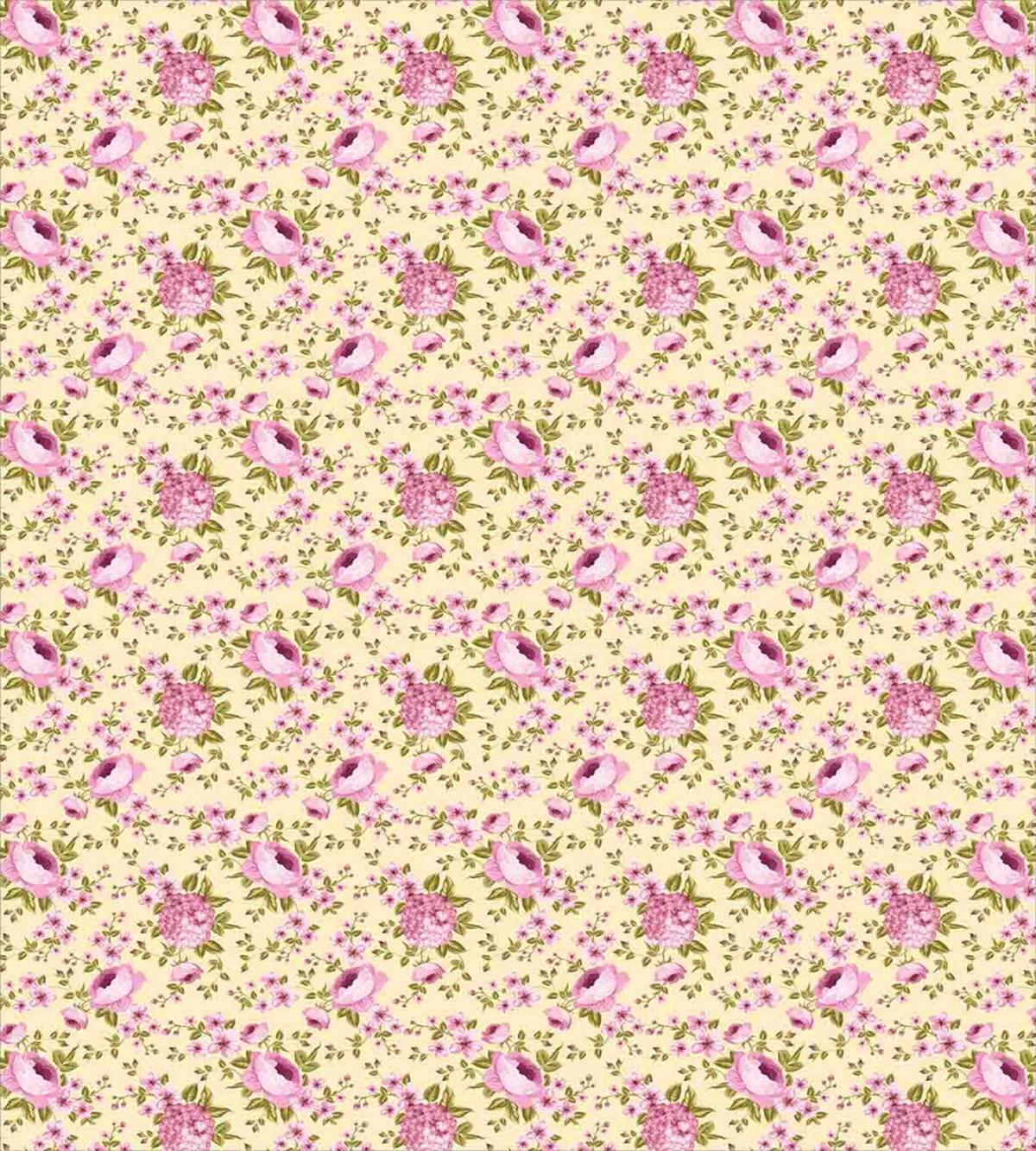 Hydrangeas on Branches — Pattern