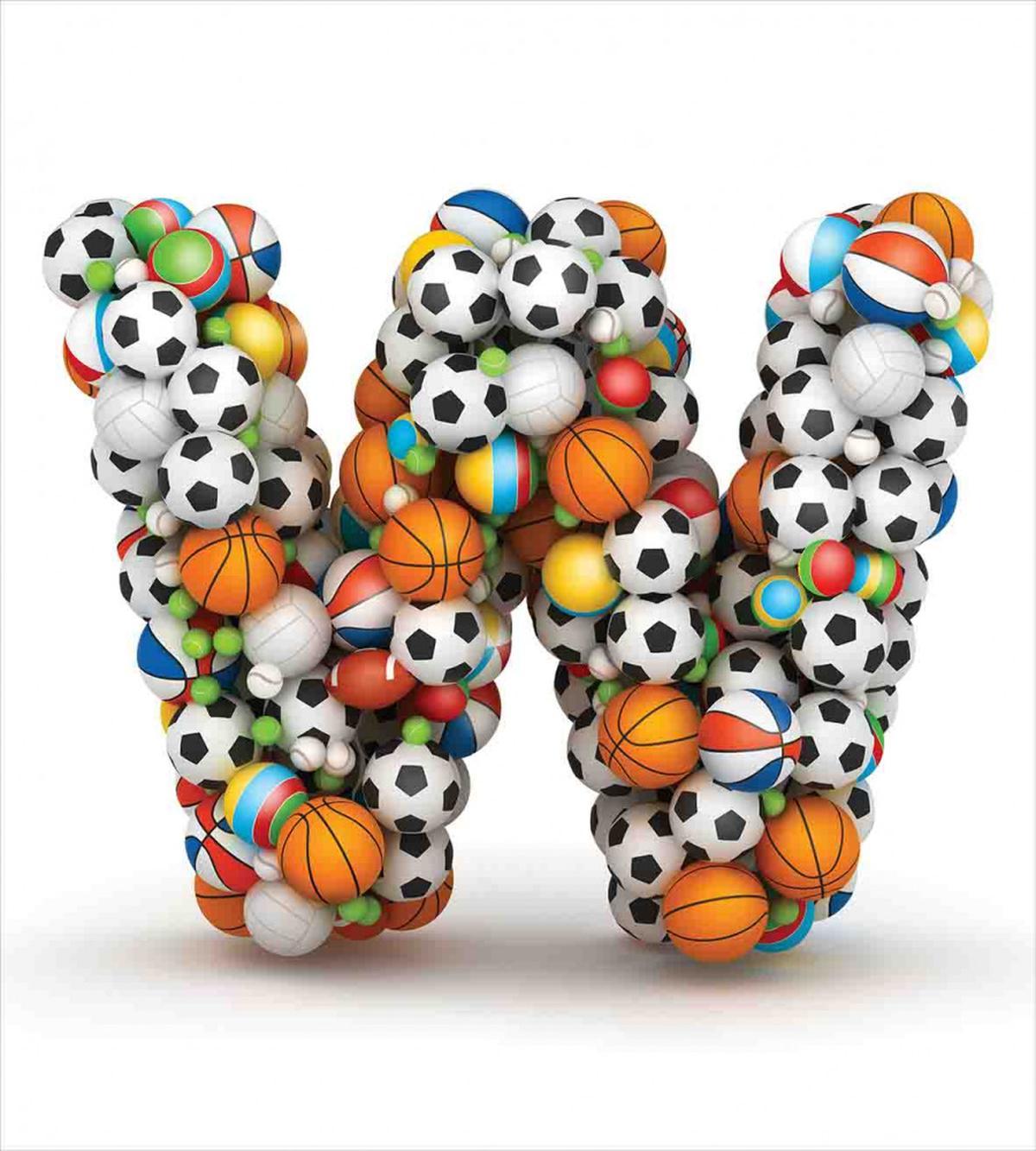Sports Theme Balls — Pattern