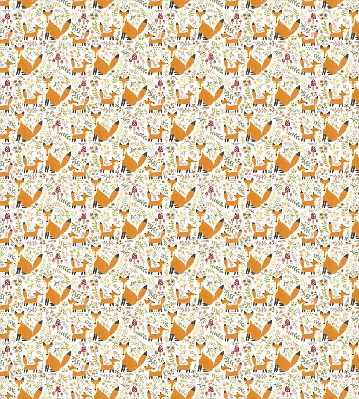 Mother Fox and Baby — Pattern