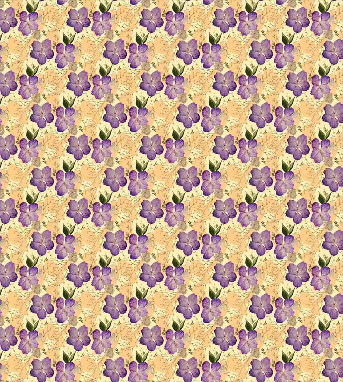 Romantical Purple Orchids — Pattern