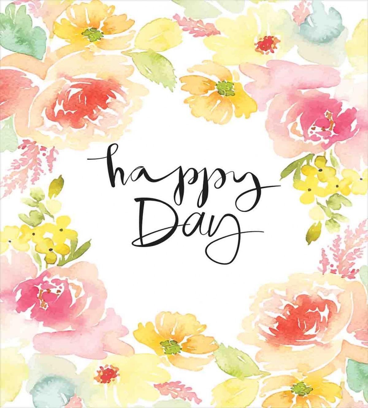 Happy Day Lettering Rose — Pattern