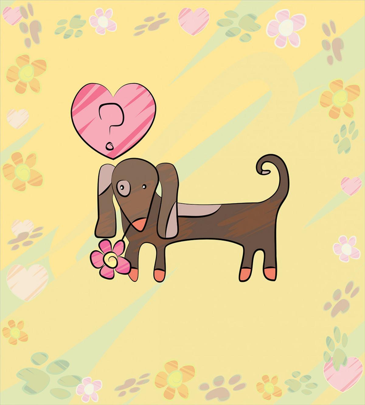Colorful Dog Design — Pattern