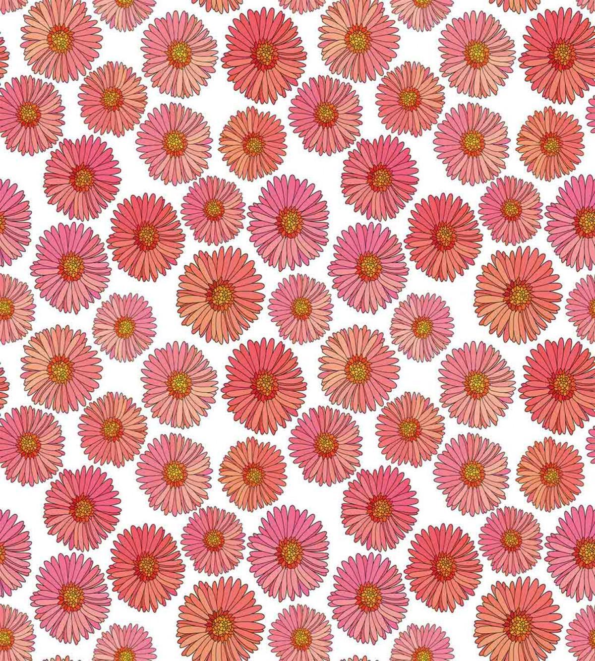 Pink Bloom Field Flourish — Pattern