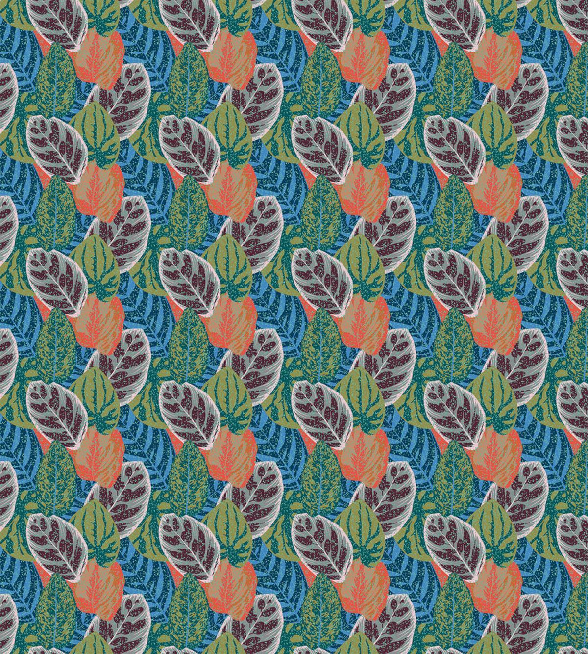 Grunge Houseplant Leaves — Pattern