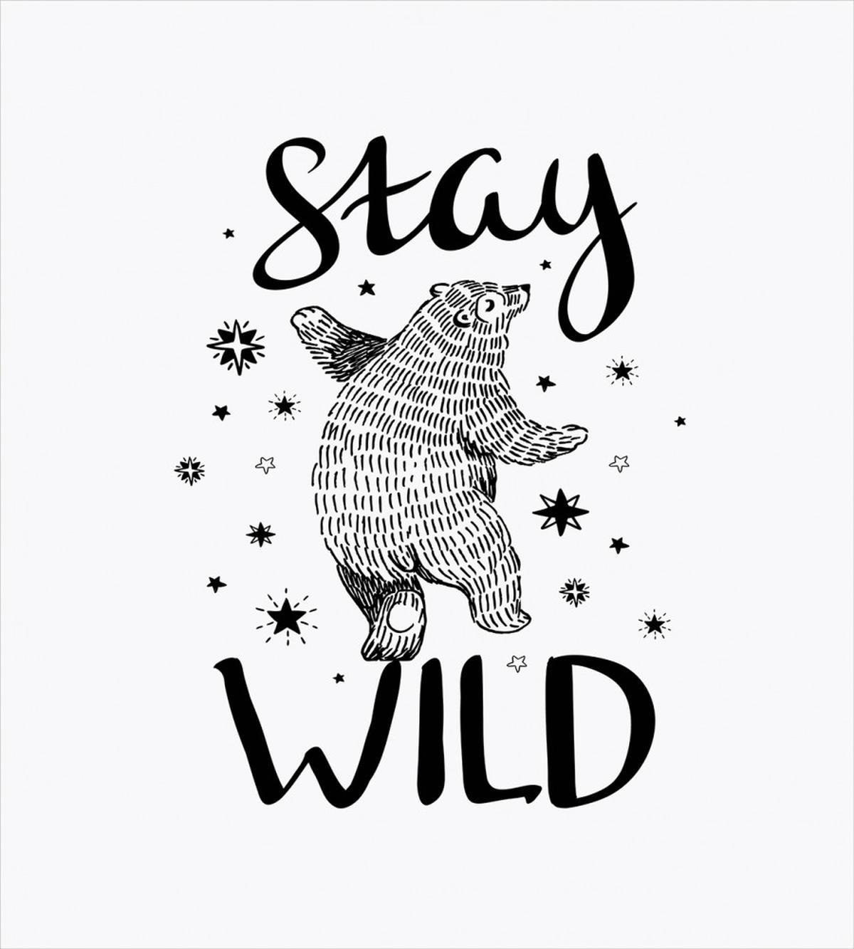 Dancing Bear and Words — Pattern