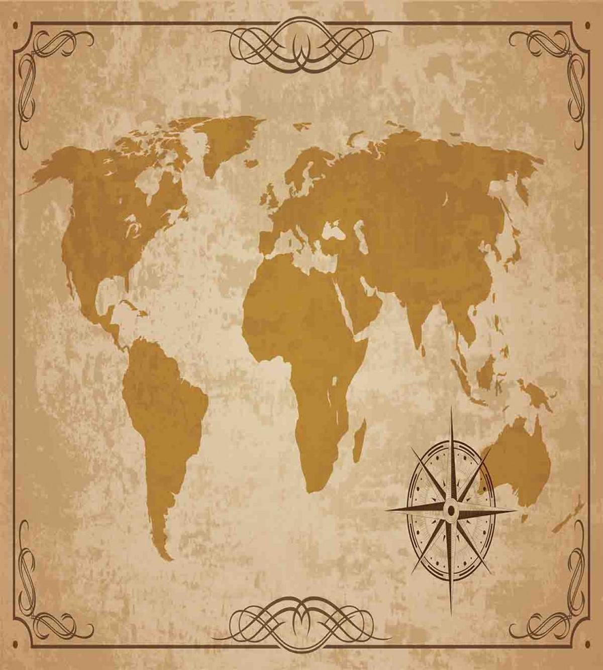Vintage Cartography Art — Pattern
