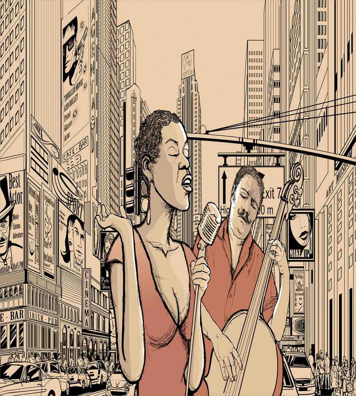 Jazz Singer Guitarist — Pattern