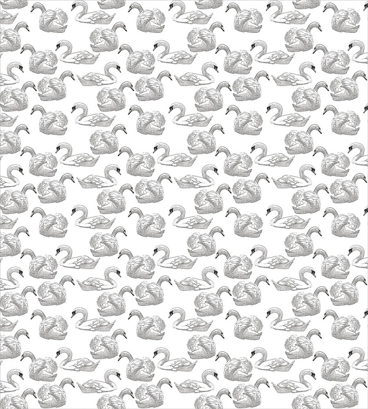 Sketch Art Waterfowls — Pattern