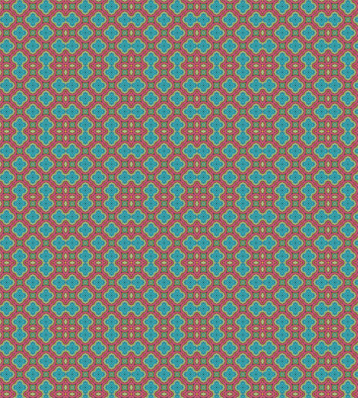 Colorful Floral Ornament — Pattern