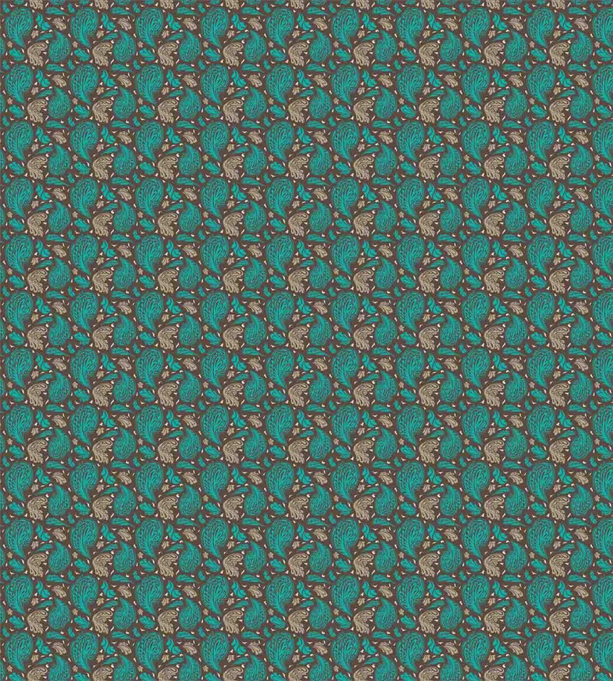 Retro Curly Leaves — Pattern