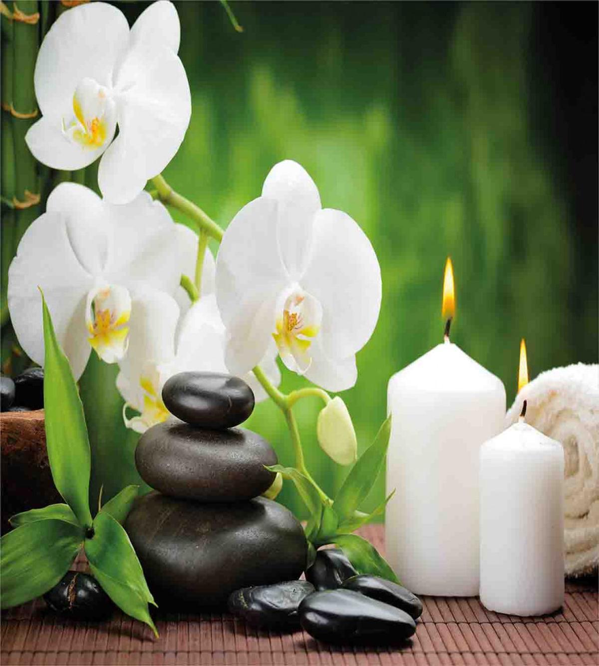 Romantic Zen Stone Orchids — Pattern