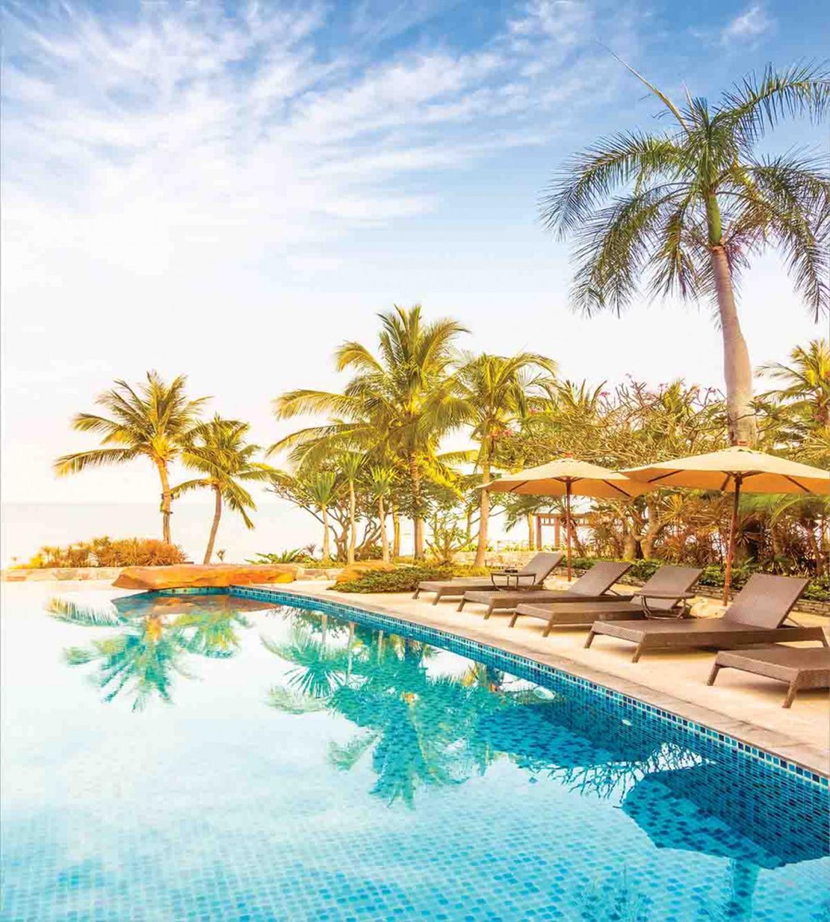 Resting Under Palms — Pattern