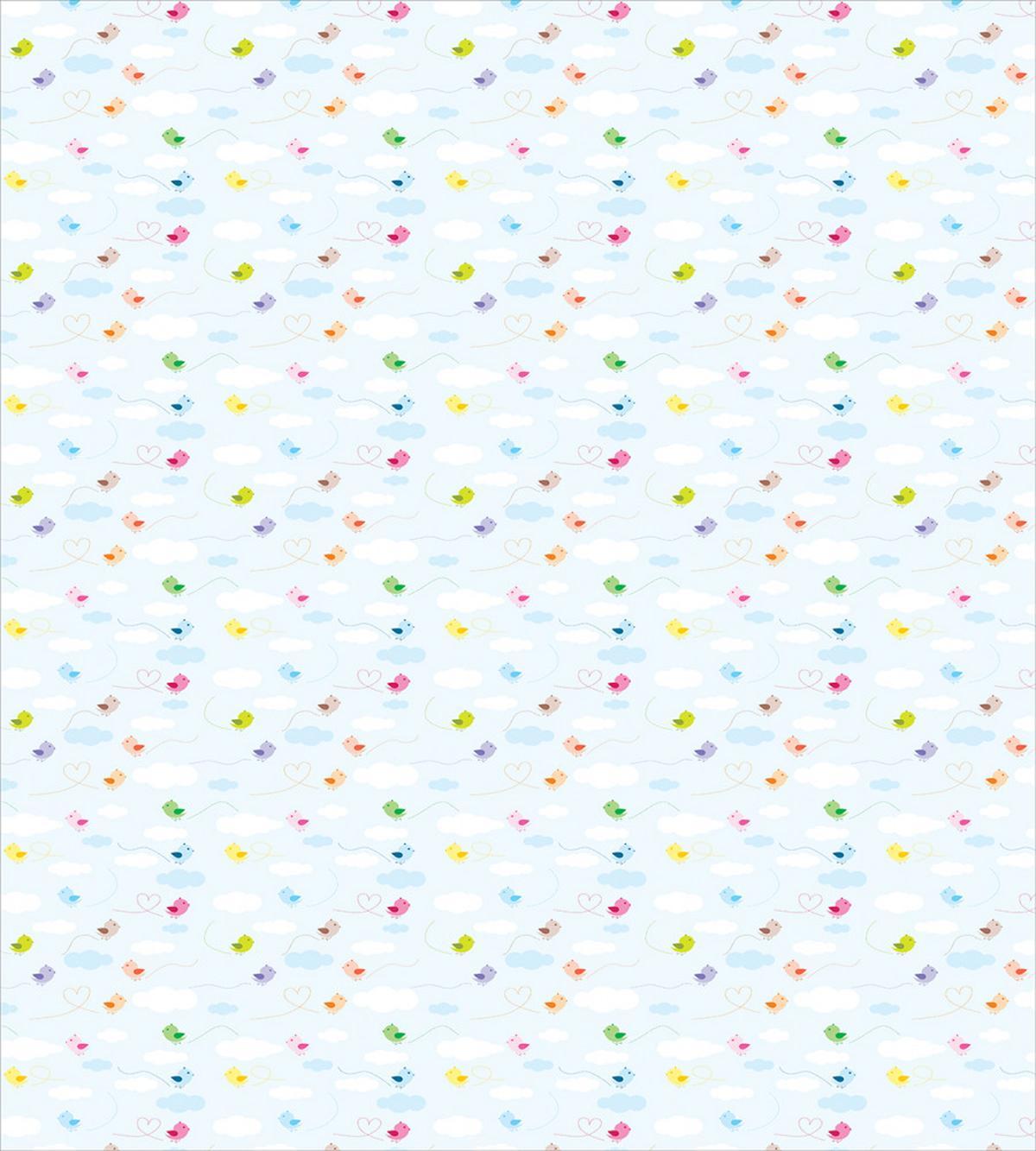 Birds and Clouds Hearts — Pattern