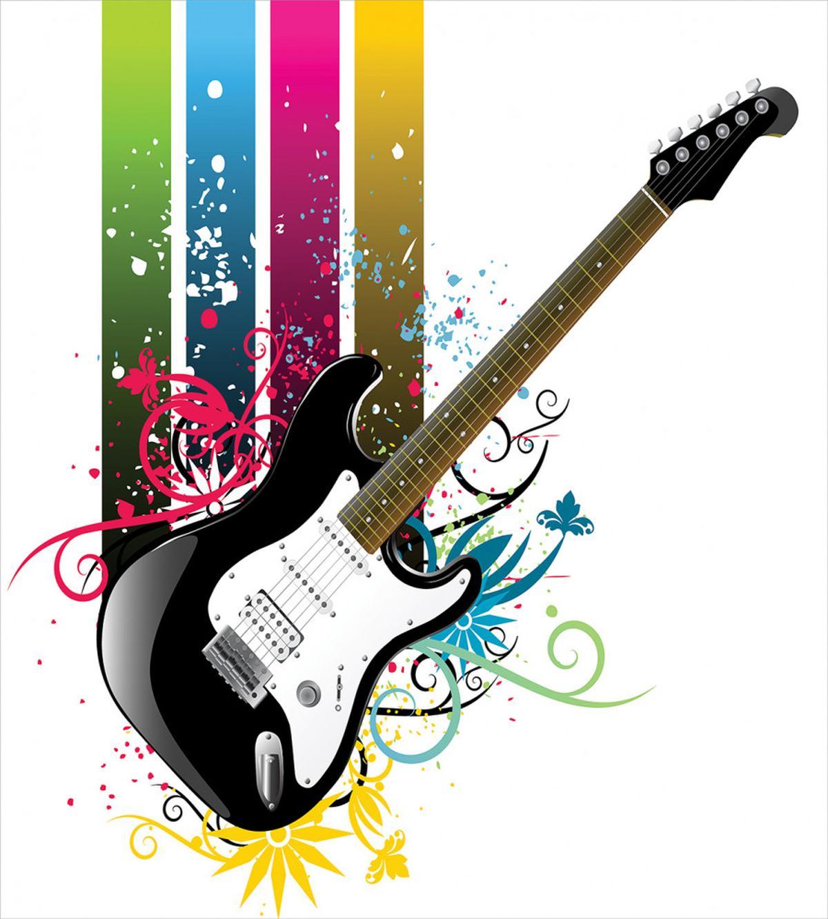 Bass Floral Colorful — Pattern