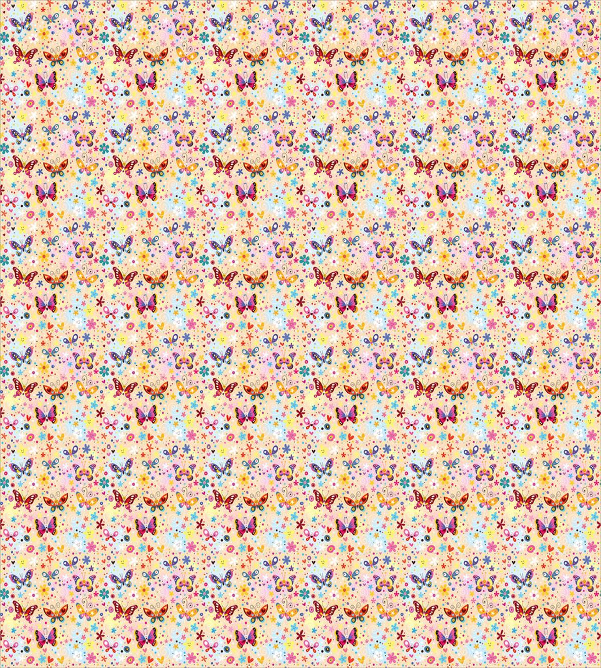Butterflies Flowers — Pattern