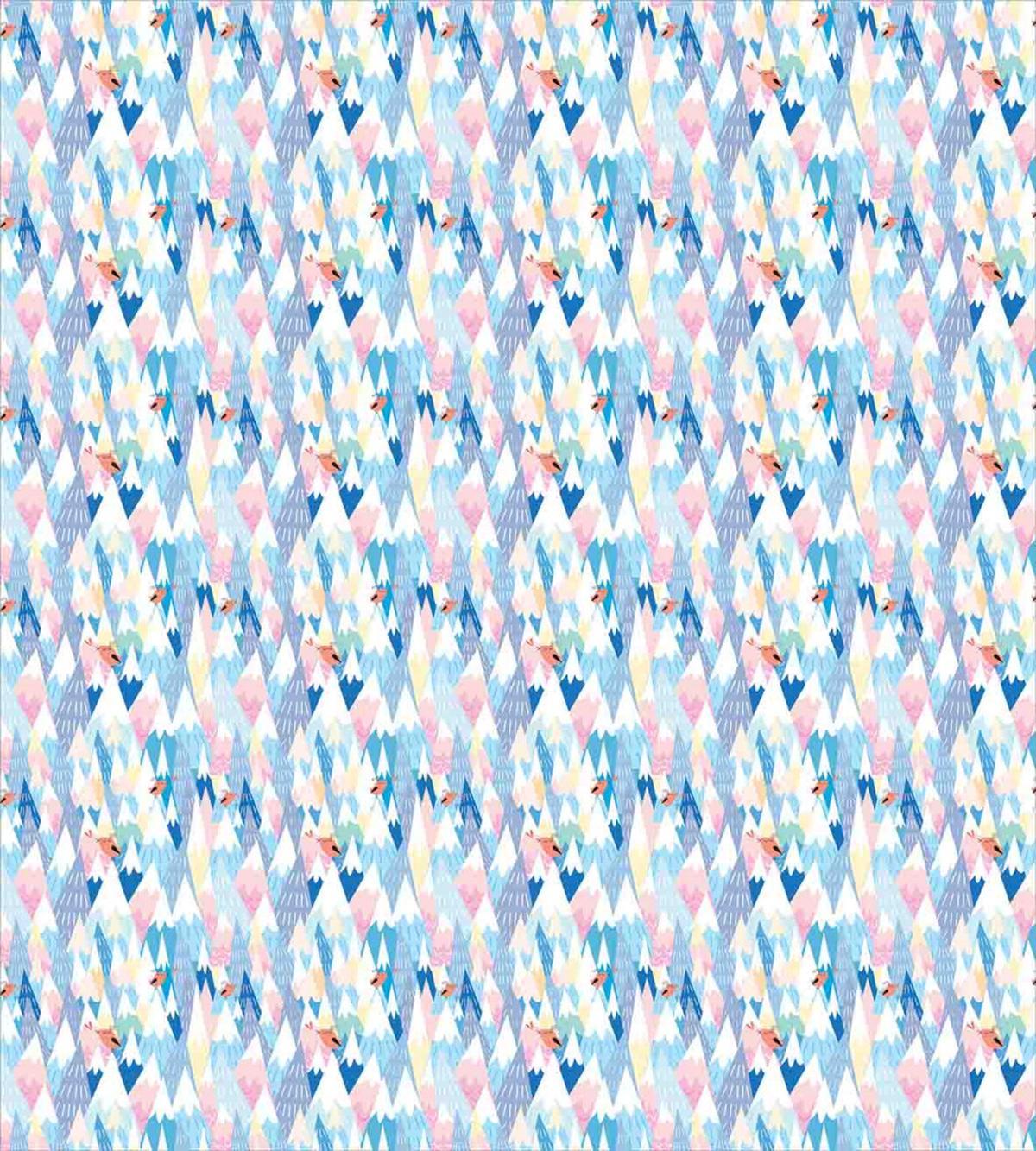Birds on Mountain Peaks — Pattern