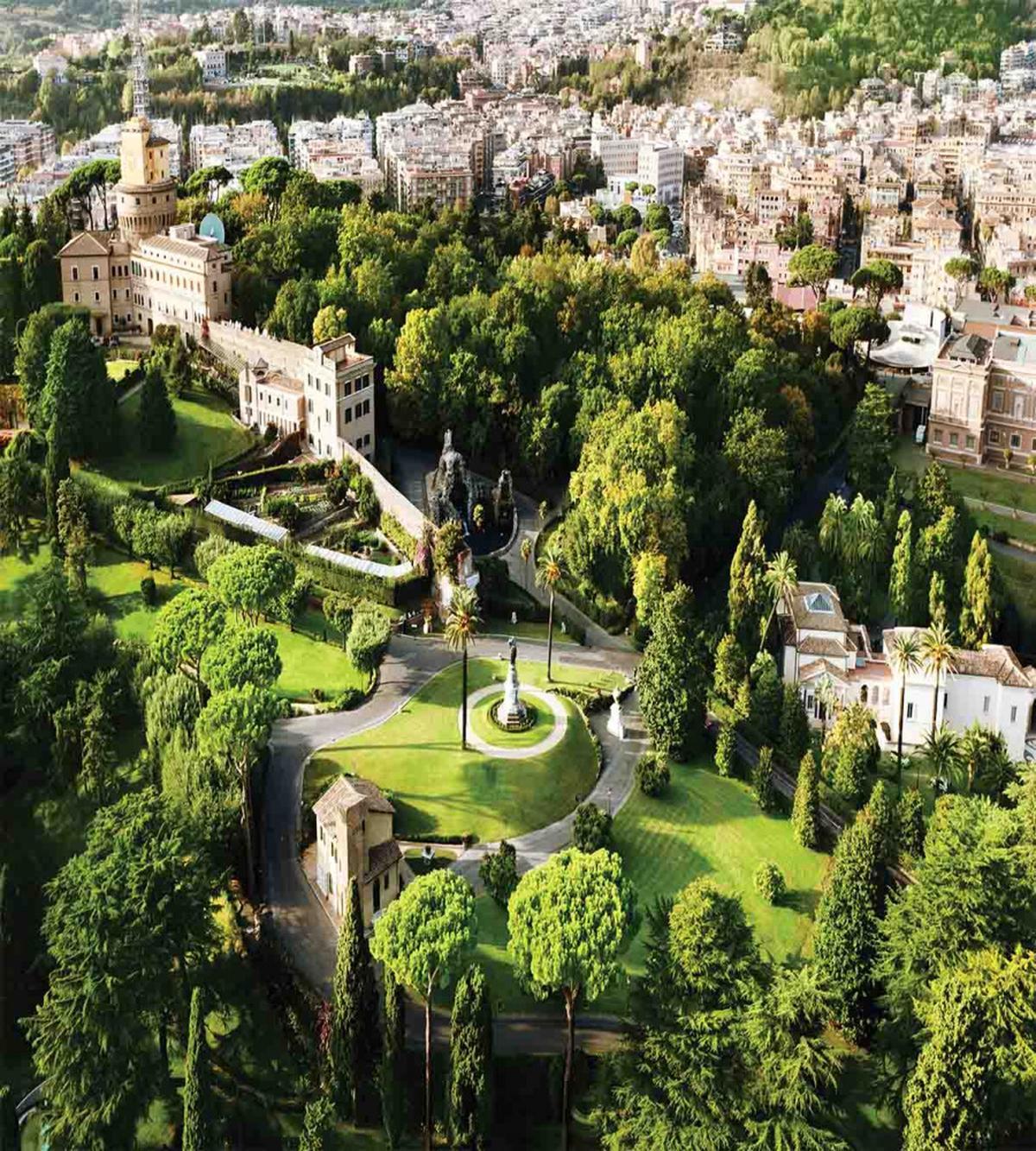 Famous Vatican Gardens — Pattern