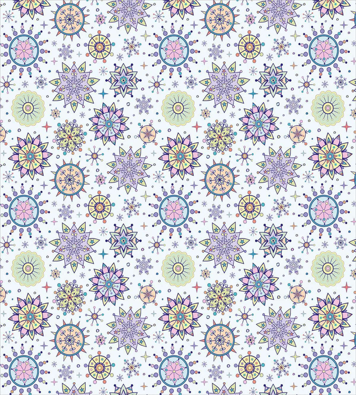 Pastel Floral Blizzard — Pattern