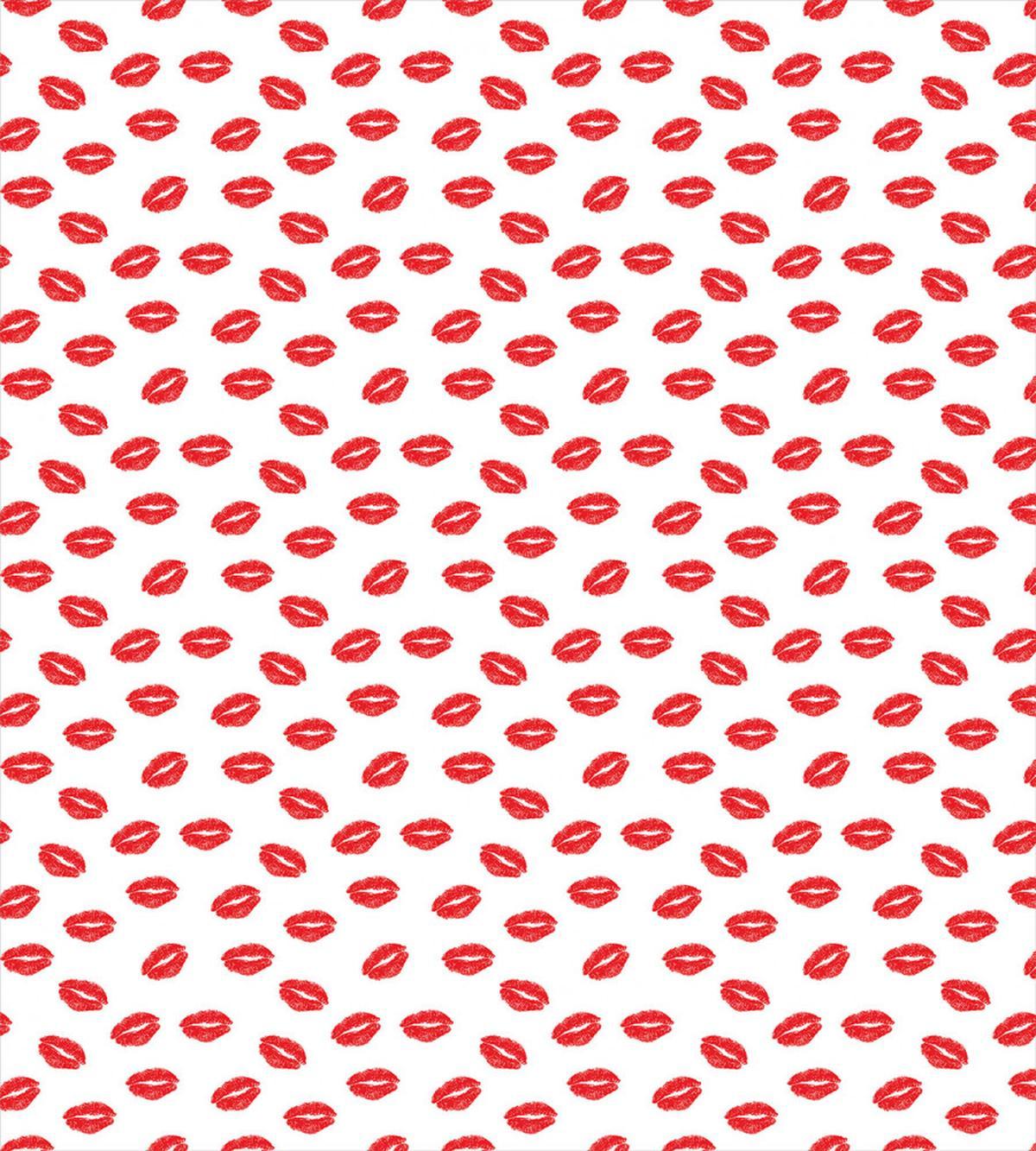 Red Kisses Imprint — Pattern