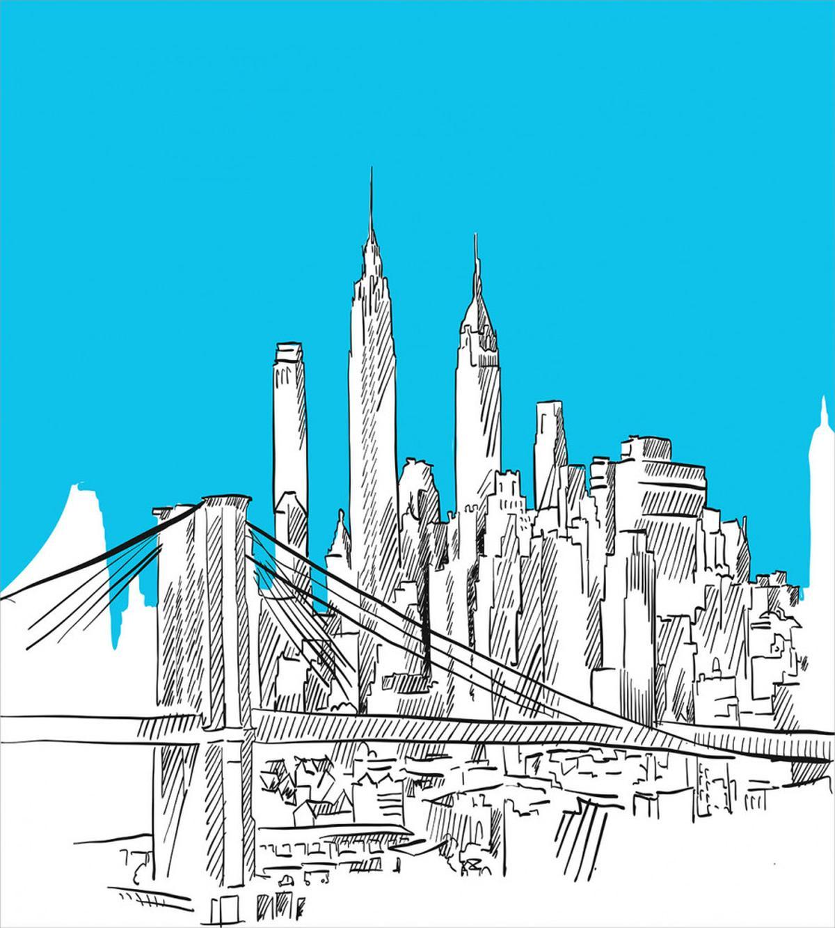 Pencil Drawn Brooklyn — Pattern