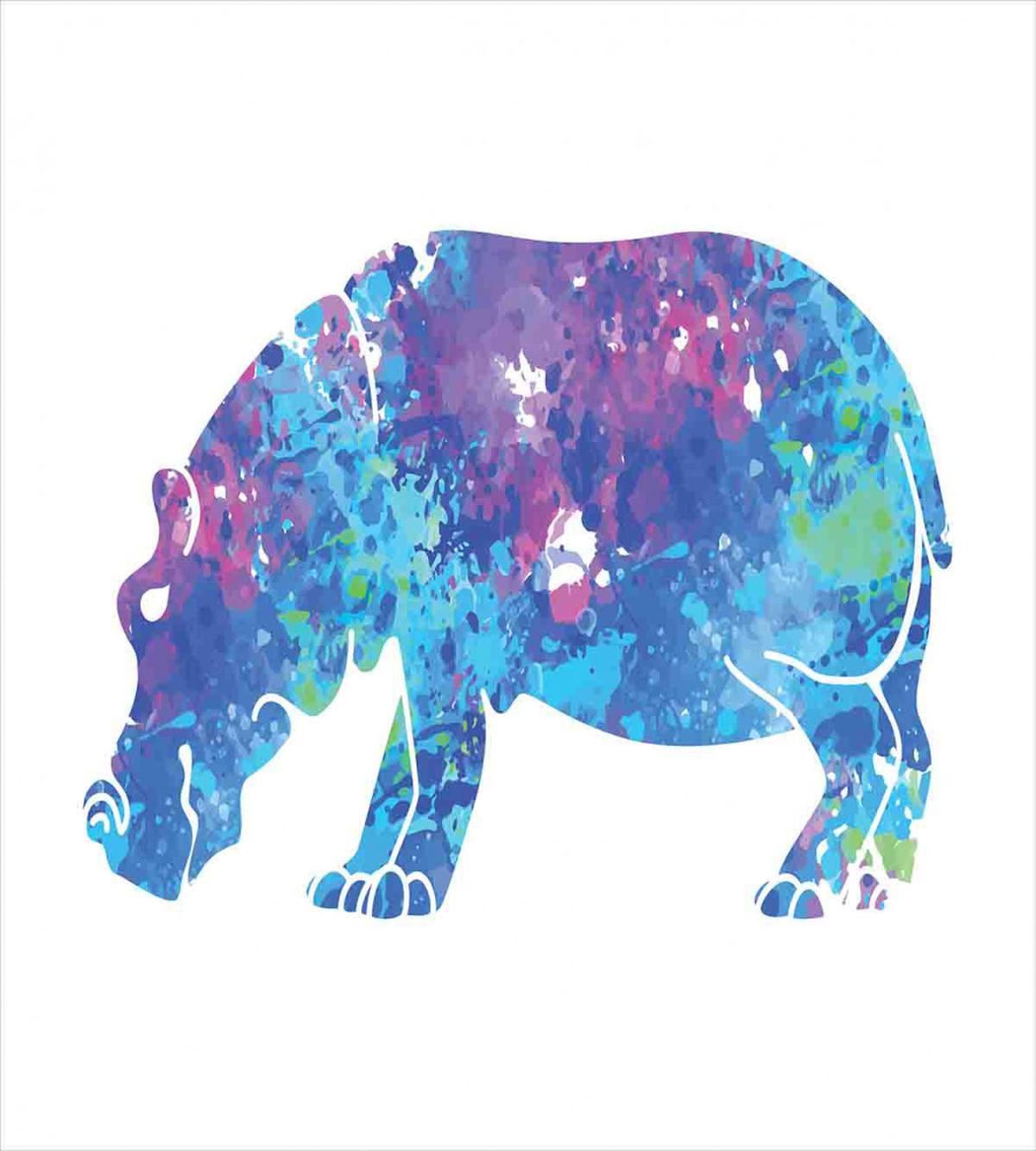 Colorful Silhouette Form — Pattern