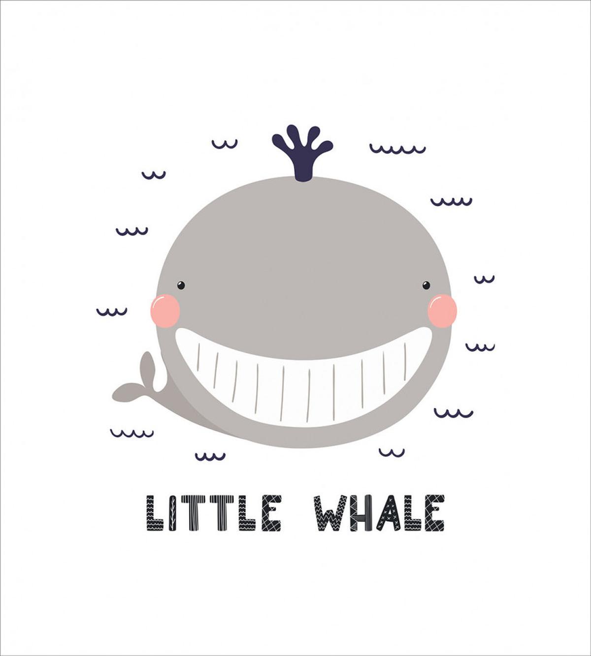 Big Mouth Little Whale Design — Pattern