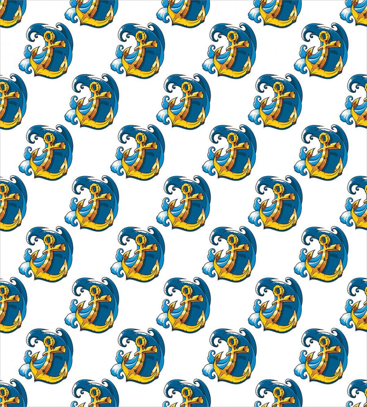 Ocean Wave Marine Retro — Pattern